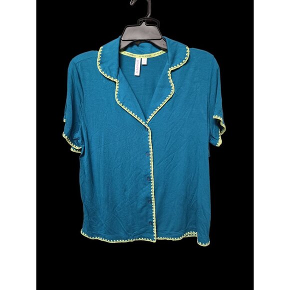 NWT Women’s Short Sleeve Notch Pajama Set – Size XS (0-2) - Picture 4 of 5